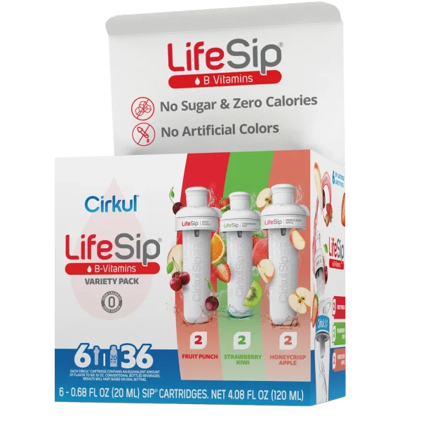CX: LifeSip Flavor Cartridge Variety Pack, 6-Pack
