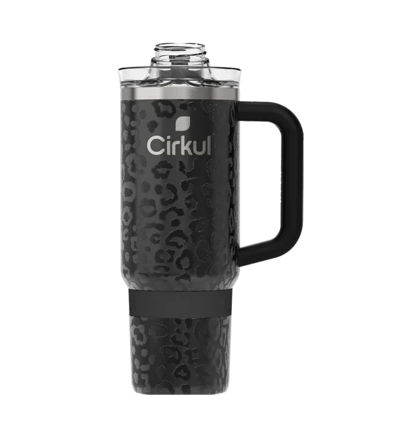 CX: Limited Edition: 30oz. Black Leopard Travel StrawSip™ Tumbler