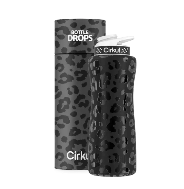 Limited Edition: 32oz. Black Leopard Stainless Steel Bottle & Lid