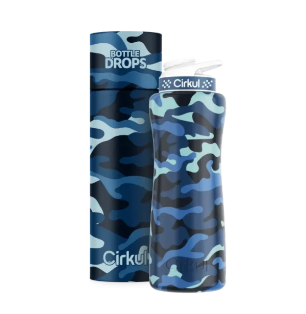 CX: Limited Edition: Ocean Camo 32oz. Stainless Steel Bottle & Lid