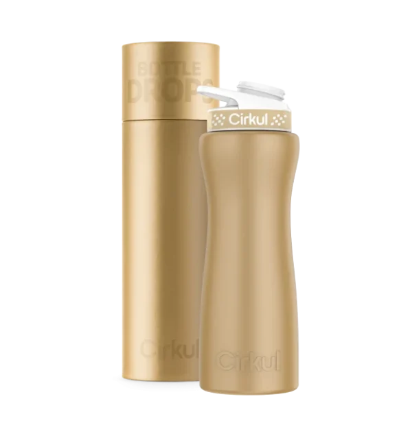 Limited Edition: 22oz. Gold Stainless Steel Bottle & Lid