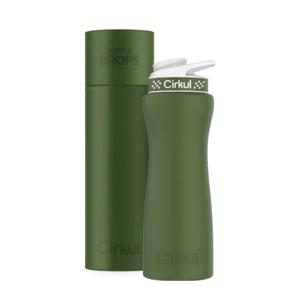 CX: DO NOT USE Limited Edition: Matte Dark Green 22oz. Stainless Steel Bottle & Lid