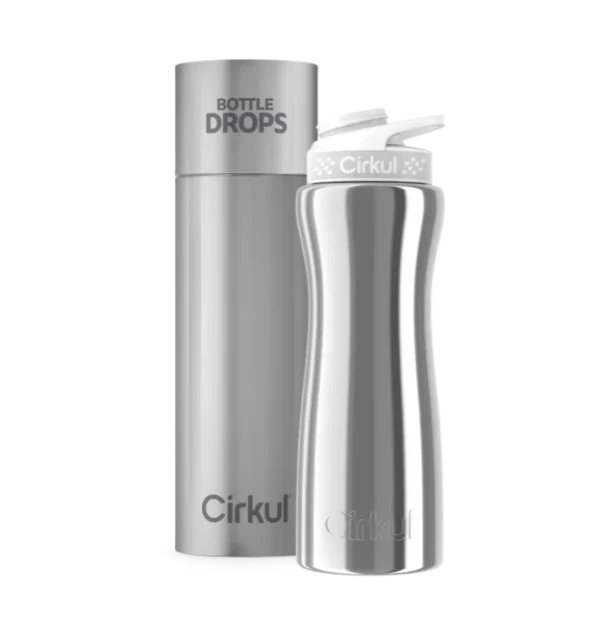 CX: Limited Edition: Silver Chrome 22oz. Stainless Steel Bottle & Lid