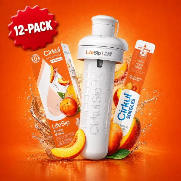 12 Pack LifeSip Peach Mango